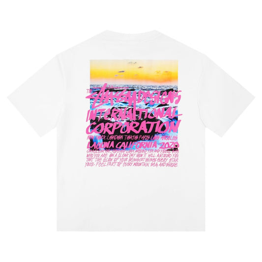 Stussy Sunset Tidal White